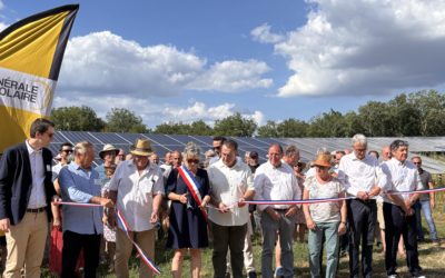 Inauguration du Parc photovoltaïque  de Laramière